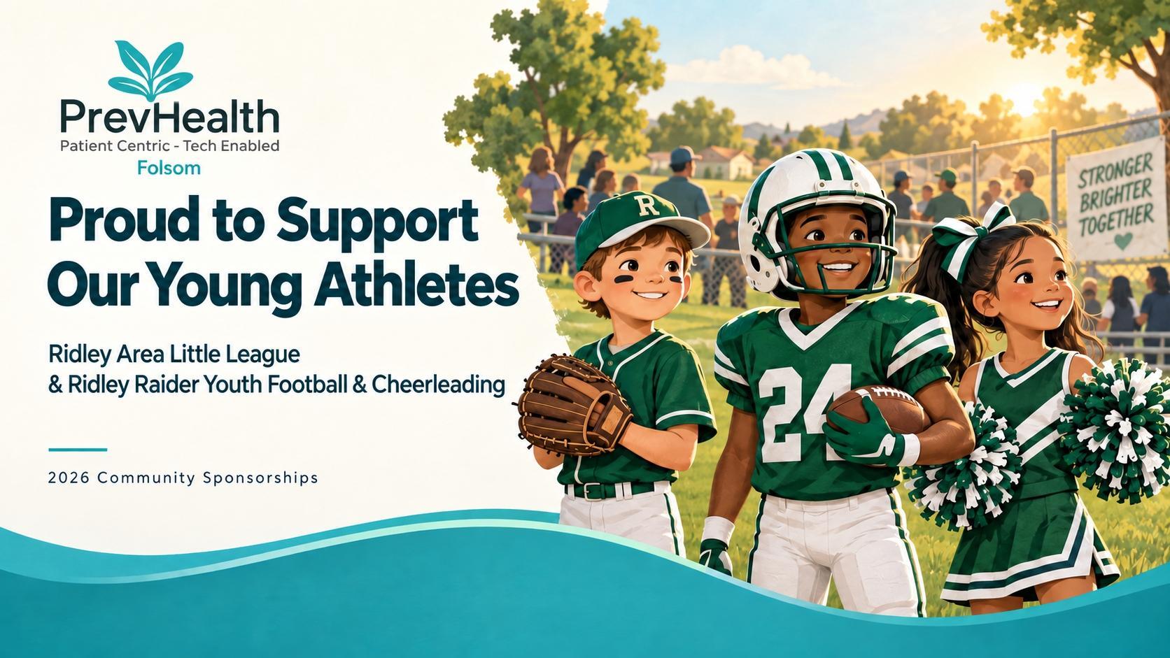 Supporting Our Young Athletes: PrevHealth Folsom Sponsors RALL and RRYFC